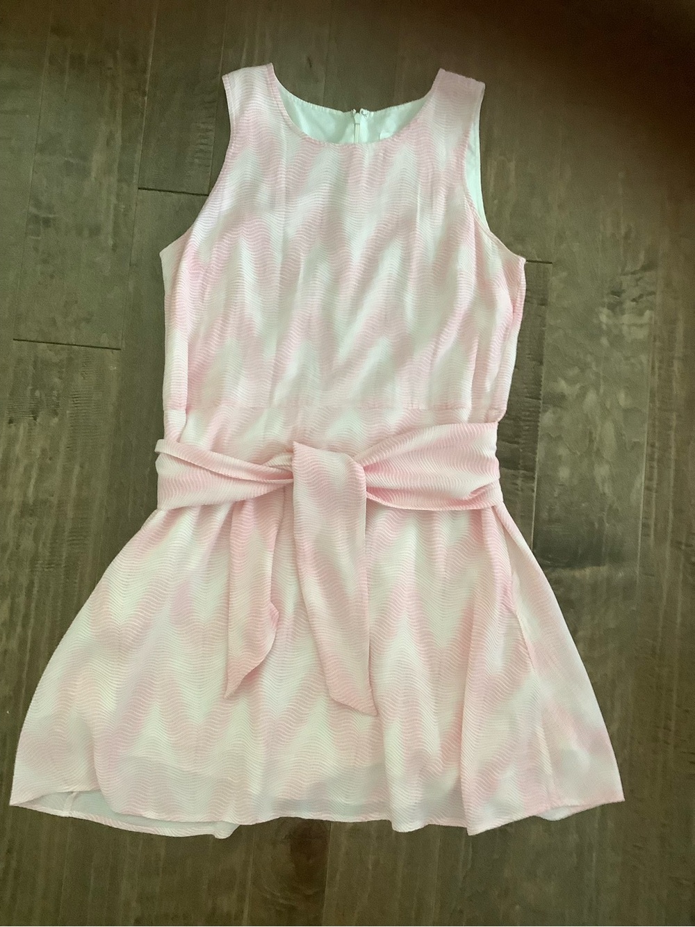 GAP Pale Pink Sleeveless Tie-Waist Casual  Dress, M